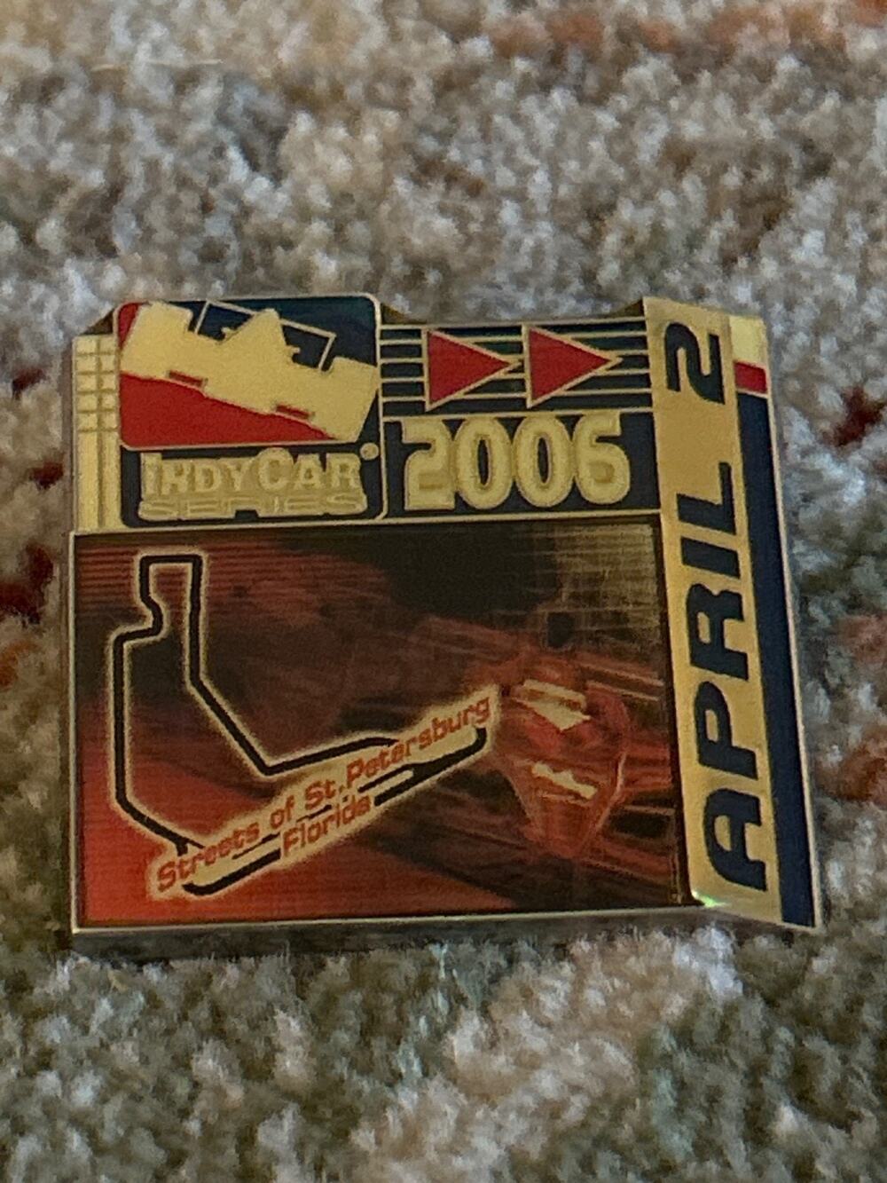 2006 Streets of St Petersburg Indie Car Series Pin